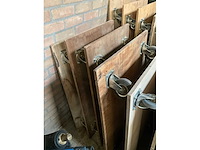 Diverse lage transportwagen/plateaukarren (4x) - afbeelding 1 van  4