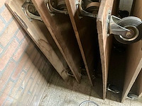 Diverse lage transportwagen/plateaukarren (4x) - afbeelding 4 van  4