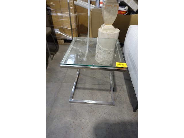 Diverse lampen + glazen salontafel - afbeelding 1 van  3