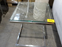 Diverse lampen + glazen salontafel - afbeelding 1 van  3