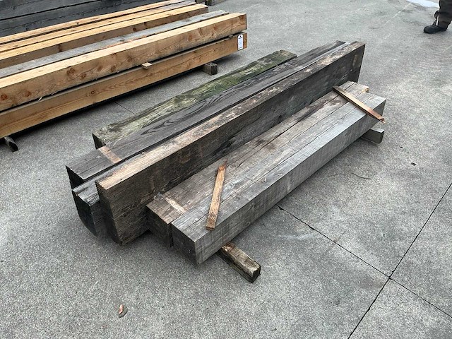 Diverse lariks balken (6x) - afbeelding 2 van  5
