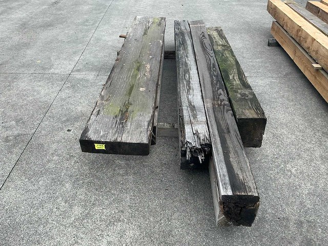 Diverse lariks balken (6x) - afbeelding 3 van  5