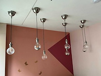 Diverse led design hanglampen (7x) - afbeelding 1 van  3