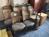 Diverse louis xv fauteuil (12x) - afbeelding 1 van  5