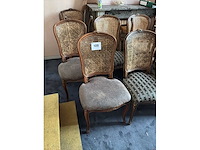 Diverse louis xv fauteuil (12x) - afbeelding 2 van  5