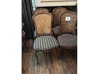 Diverse louis xv fauteuil (4x) - afbeelding 2 van  5