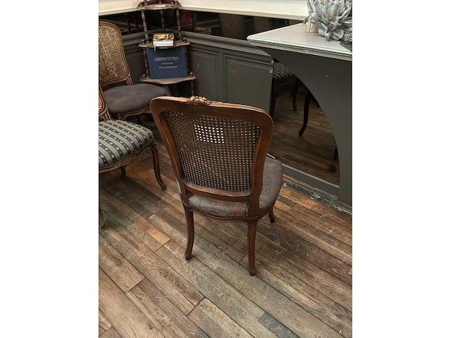 Diverse louis xv fauteuil (4x) - afbeelding 5 van  5