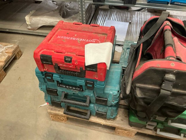 Diverse machine-en gereedschapskoffers (11x) - afbeelding 3 van  4