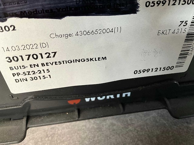 Diverse maten buis- en bevestigingsklem kunststof - afbeelding 3 van  6