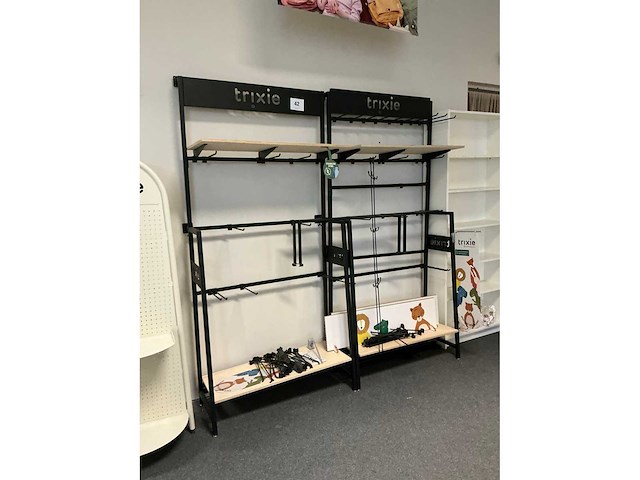 Diverse metalen winkelrekken/displays (3x) - afbeelding 3 van  7