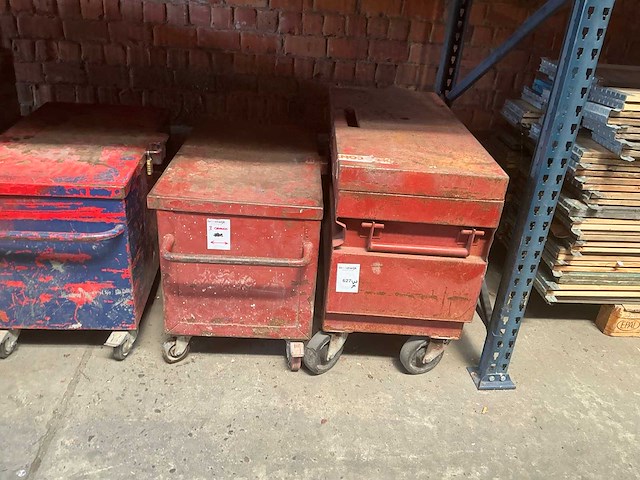 Diverse mobiele materiaalkoffers (3x) - afbeelding 2 van  4