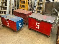 Diverse mobiele materiaalkoffers (3x) - afbeelding 1 van  4