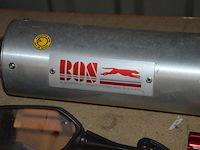 Diverse motor onderdelen w.o. uitlaat, spiegels, voetsteunen, lampen - afbeelding 10 van  12