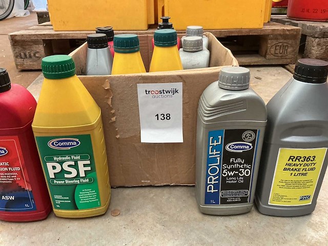 Diverse motorolieen (12x) - afbeelding 1 van  2