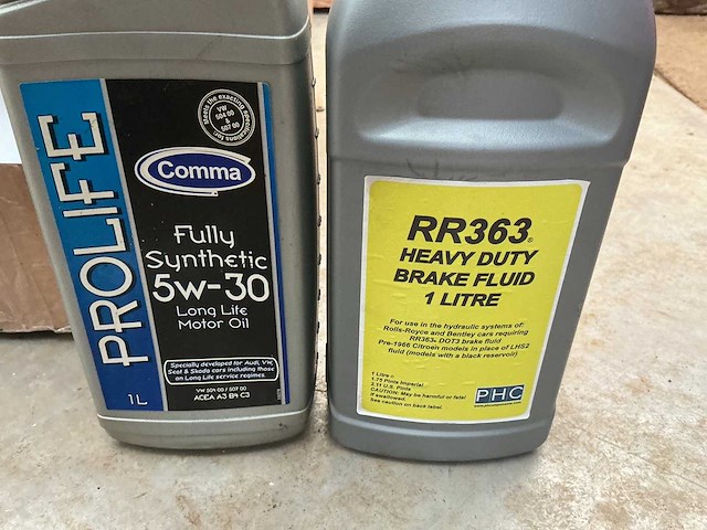 Diverse motorolieen (12x) - afbeelding 2 van  2