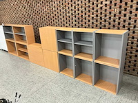 Diverse opbergkasten (18x)