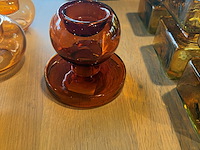 Diverse oranje/ bruine kaarshouders - afbeelding 4 van  5