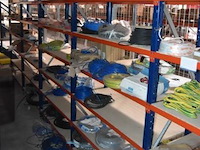 Diverse partij elektrische kabels en componenten - afbeelding 1 van  5