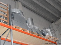 Diverse partij ventilatiemateriaal, wo. vierkante en ronde kanalen - afbeelding 4 van  5