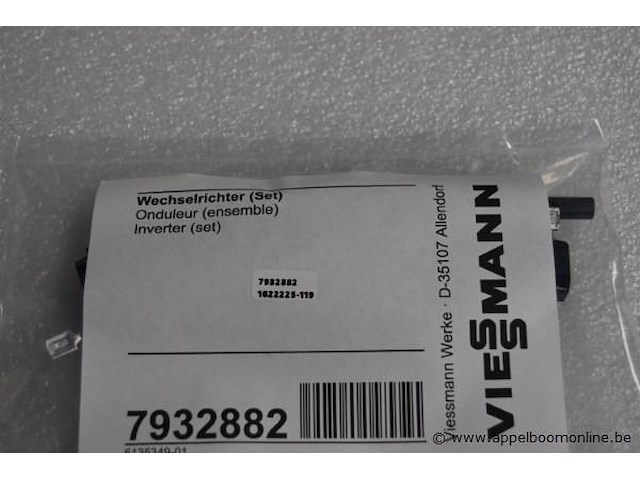 Diverse partij viessmann onderdelen, wo. batterijmodules en omvormer, werking niet gekend - afbeelding 4 van  4