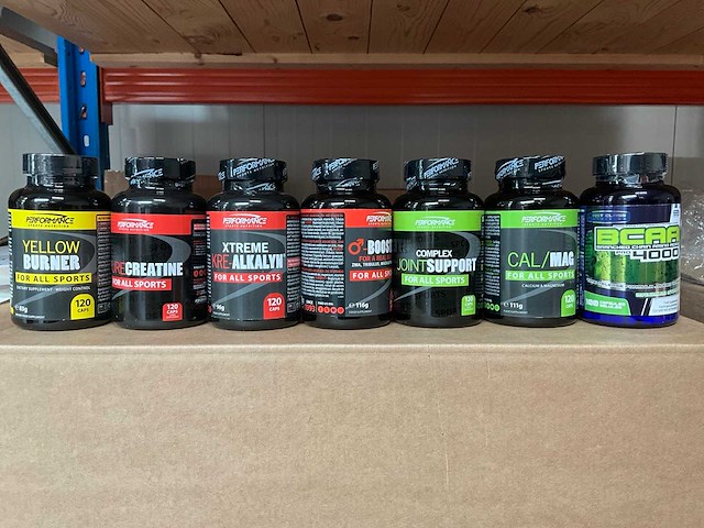 Diverse performance voedingssupplementen (912x) - afbeelding 1 van  15
