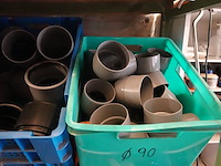 Diverse pvc koppelstukken + rek - afbeelding 2 van  12