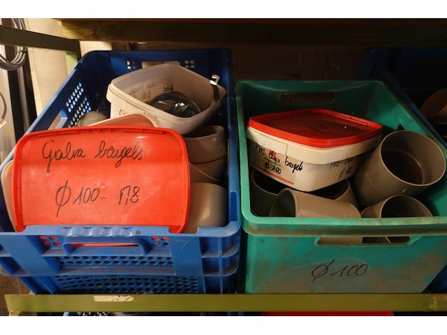 Diverse pvc koppelstukken + rek - afbeelding 5 van  12