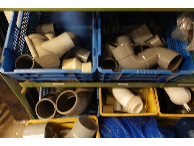 Diverse pvc koppelstukken + rek - afbeelding 7 van  12