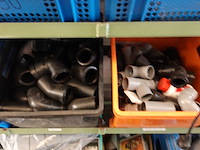 Diverse pvc koppelstukken + rek - afbeelding 10 van  12