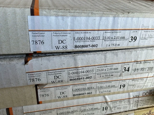 Diverse pvc-randbanding voor kantenlijmer - afbeelding 3 van  4