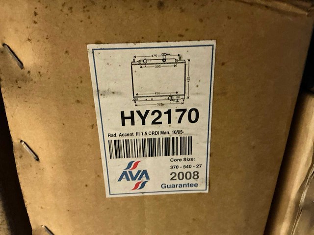Diverse radiatoren voor hyundai (5x) - afbeelding 4 van  6