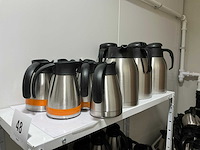 Diverse rvs koffiekannen (95x) - afbeelding 1 van  8