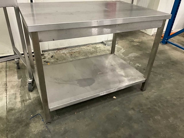 Diverse rvs tafels (3x) - afbeelding 4 van  7
