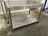 Diverse rvs tafels (3x) - afbeelding 4 van  7