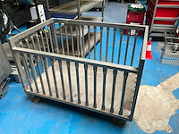 Diverse rvs transportwagens (2x) - afbeelding 2 van  7