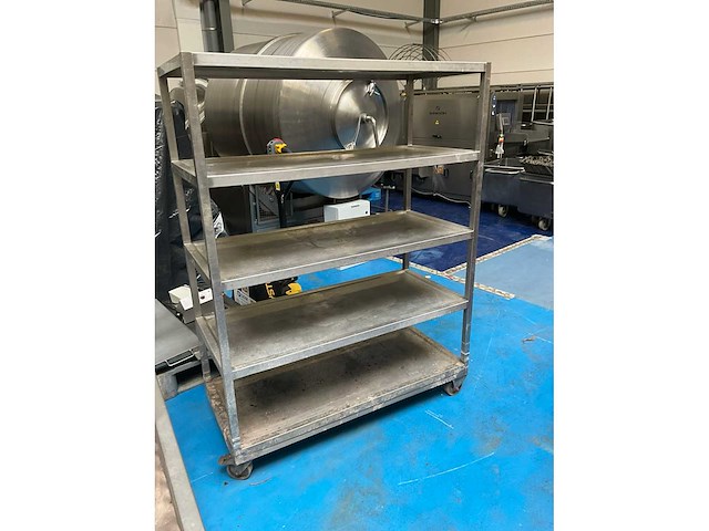 Diverse rvs transportwagens (2x) - afbeelding 5 van  7