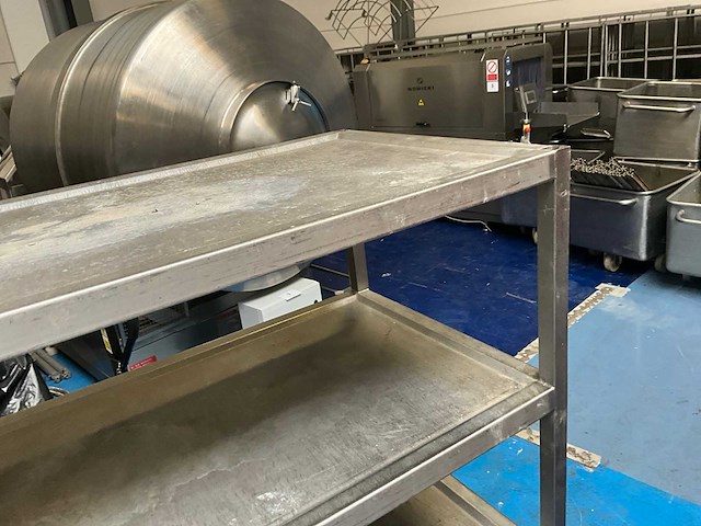 Diverse rvs transportwagens (2x) - afbeelding 6 van  7