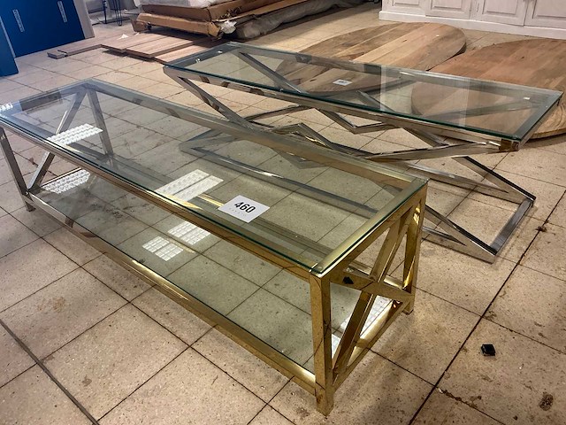 Diverse salontafel (2x) - afbeelding 1 van  4