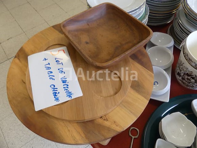 Diverse servies + vintage tafel - afbeelding 3 van  7