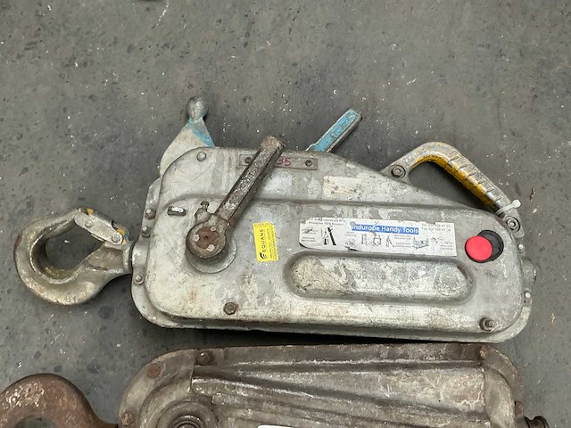 Diverse staalkabel takel / tirfor (3x) - afbeelding 2 van  4