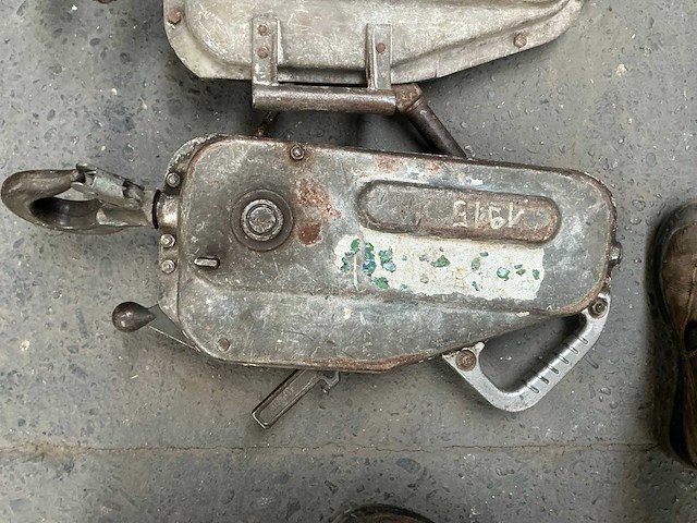 Diverse staalkabel takel / tirfor (3x) - afbeelding 4 van  4
