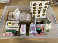 Diverse stickers - lint - deco - verpakking - afbeelding 1 van  5