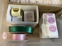 Diverse stickers - lint - deco - verpakking - afbeelding 3 van  5