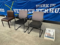 Diverse stoelen (3x) + unilux cypres kapstok