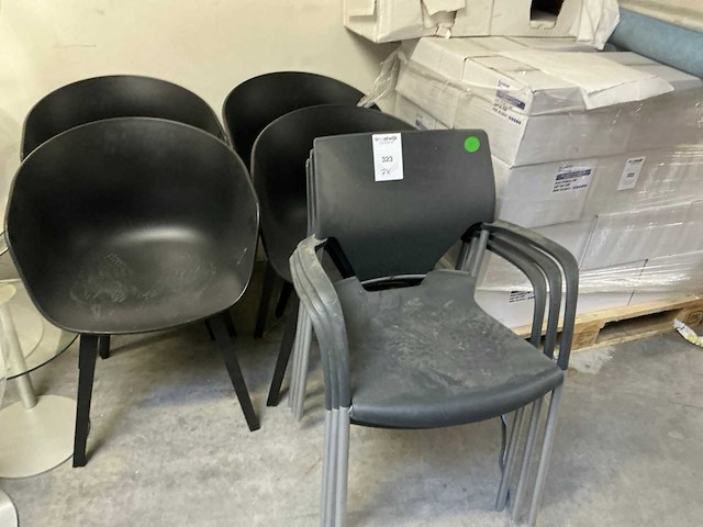 Diverse stoelen (7x) - afbeelding 1 van  3