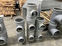 Diverse t-verbindingsstukken wavin (7x) - afbeelding 1 van  7