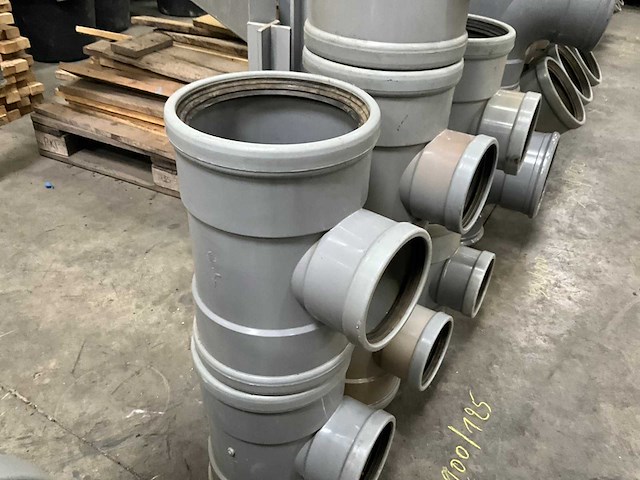 Diverse t-verbindingsstukken wavin (7x) - afbeelding 3 van  7