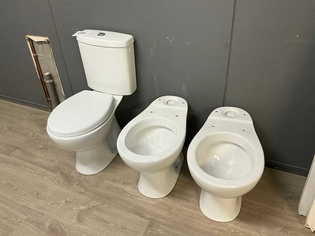 Diverse toiletten (3x) - afbeelding 1 van  5