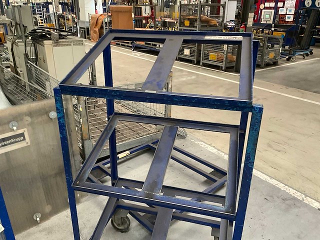Diverse transport/magazijnkar/stapelkar (2x) - afbeelding 7 van  7