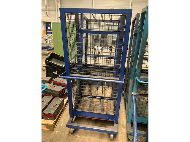 Diverse transport/magazijnkar/stapelkar (4x) - afbeelding 6 van  12